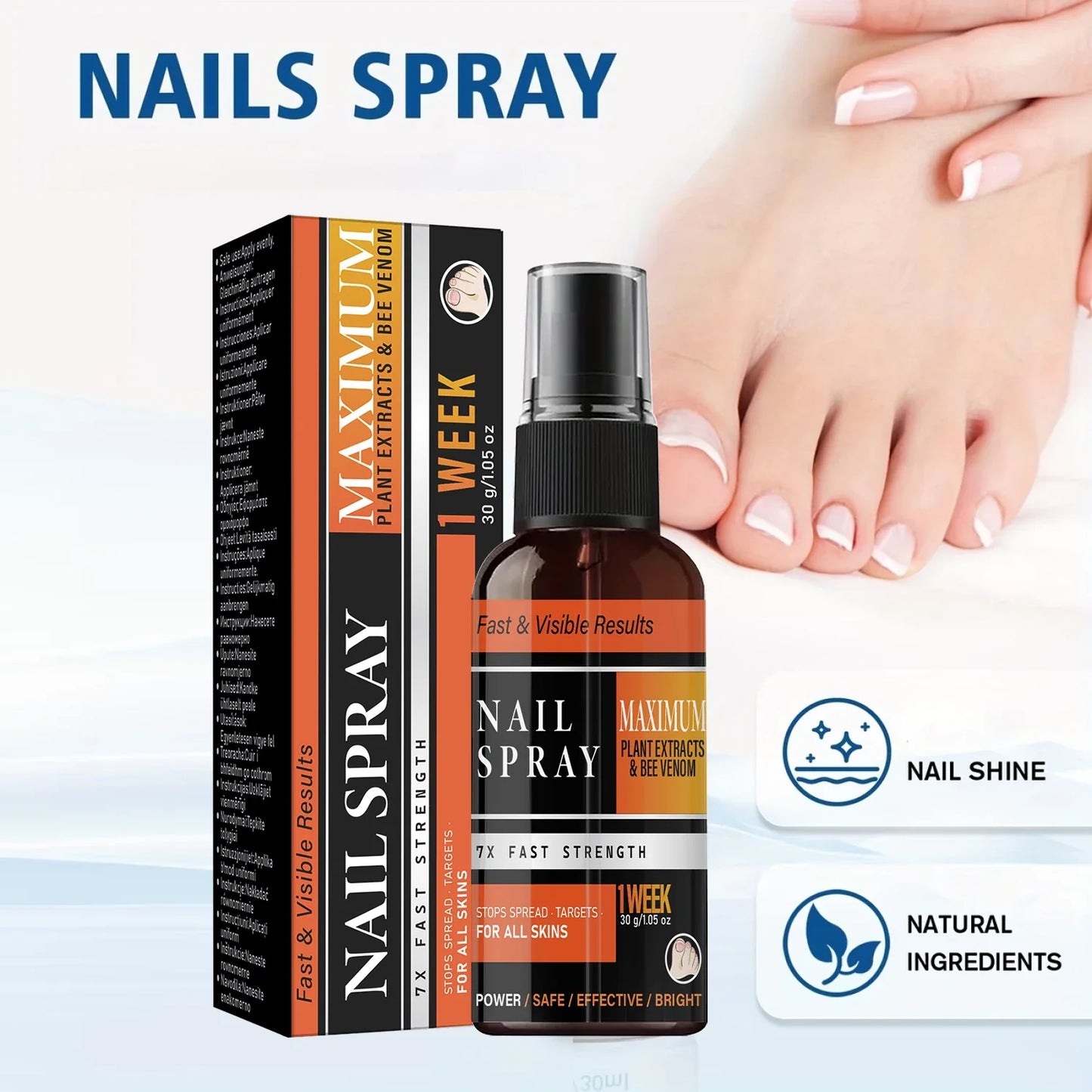 Nail Repair Spray – Bee Venom, Collagen & Hyaluronic Acid
