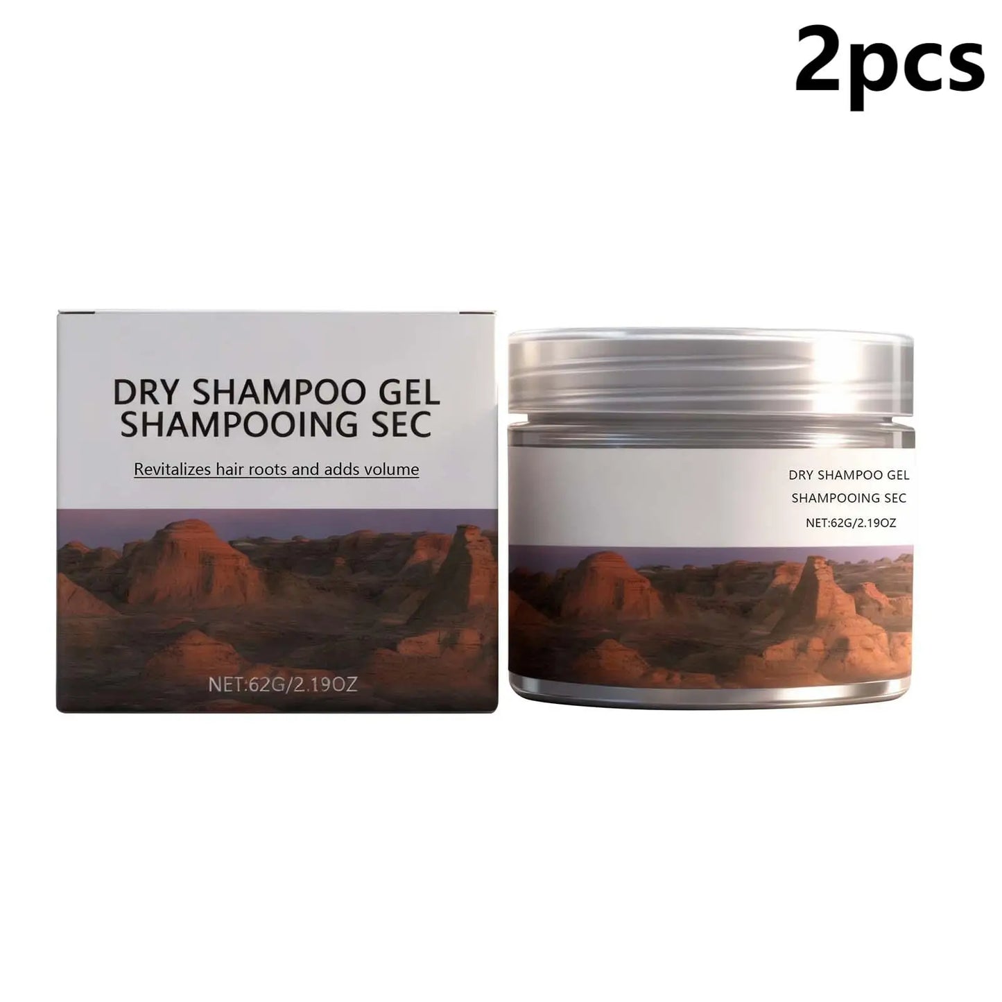 Castor Oil Dry Shampoo Paste – Oil Control & Volume 62g
