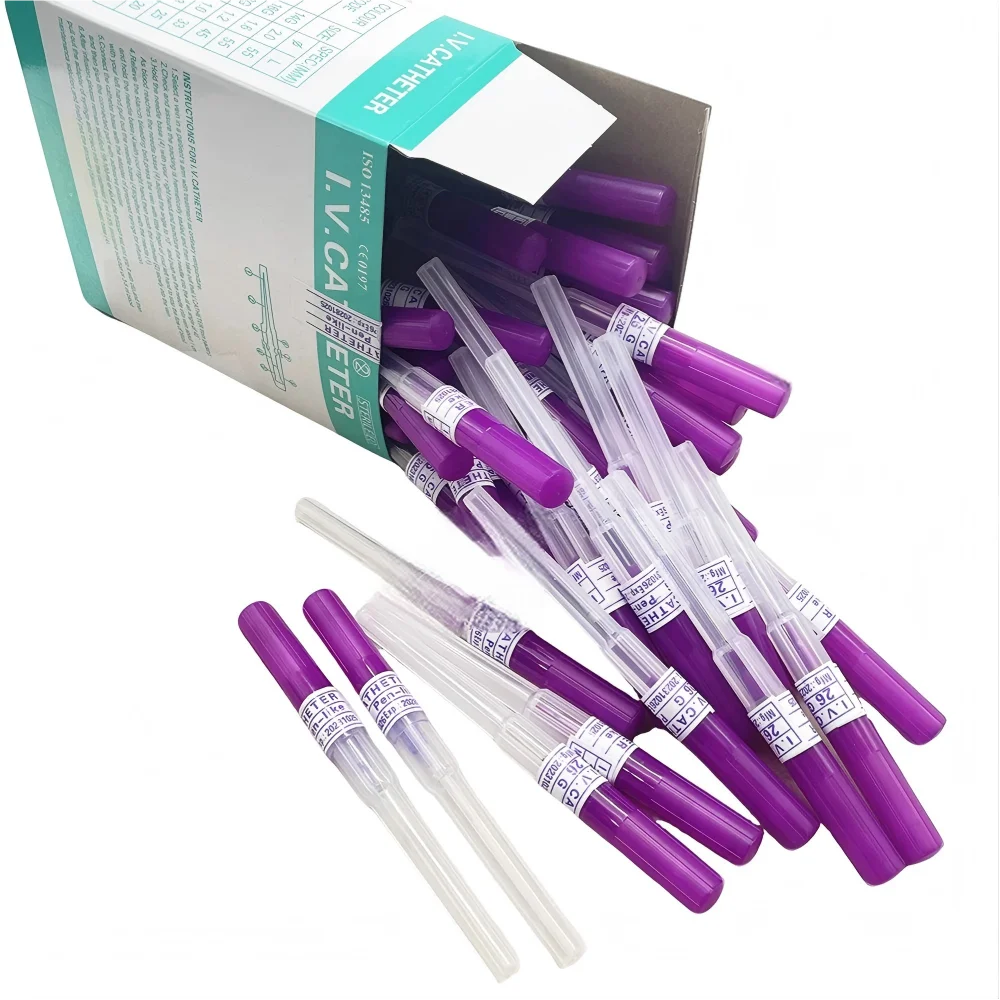 Veterinary IV Cannula Catheter 20G–26G, 50pcs | Vet Supplies