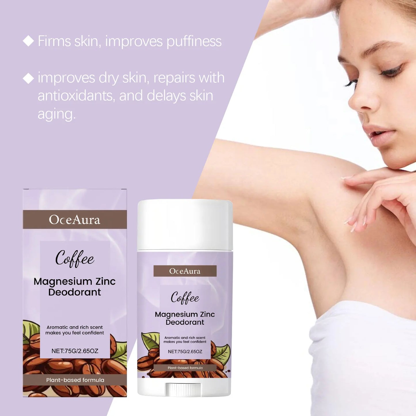 75g Moisturizing Body Deodorant Balm Stick – Alcohol-Free