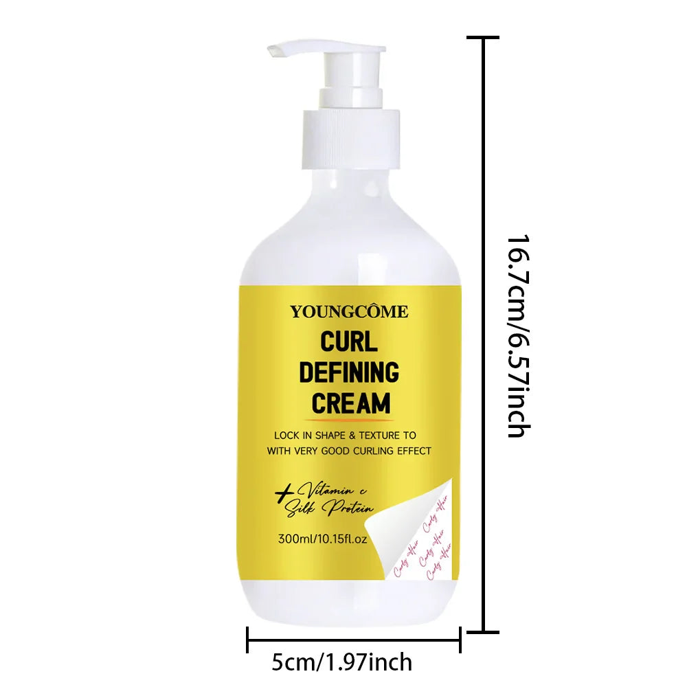Elastin Curl Styling Cream – Define Curls & Frizz Control 300ml
