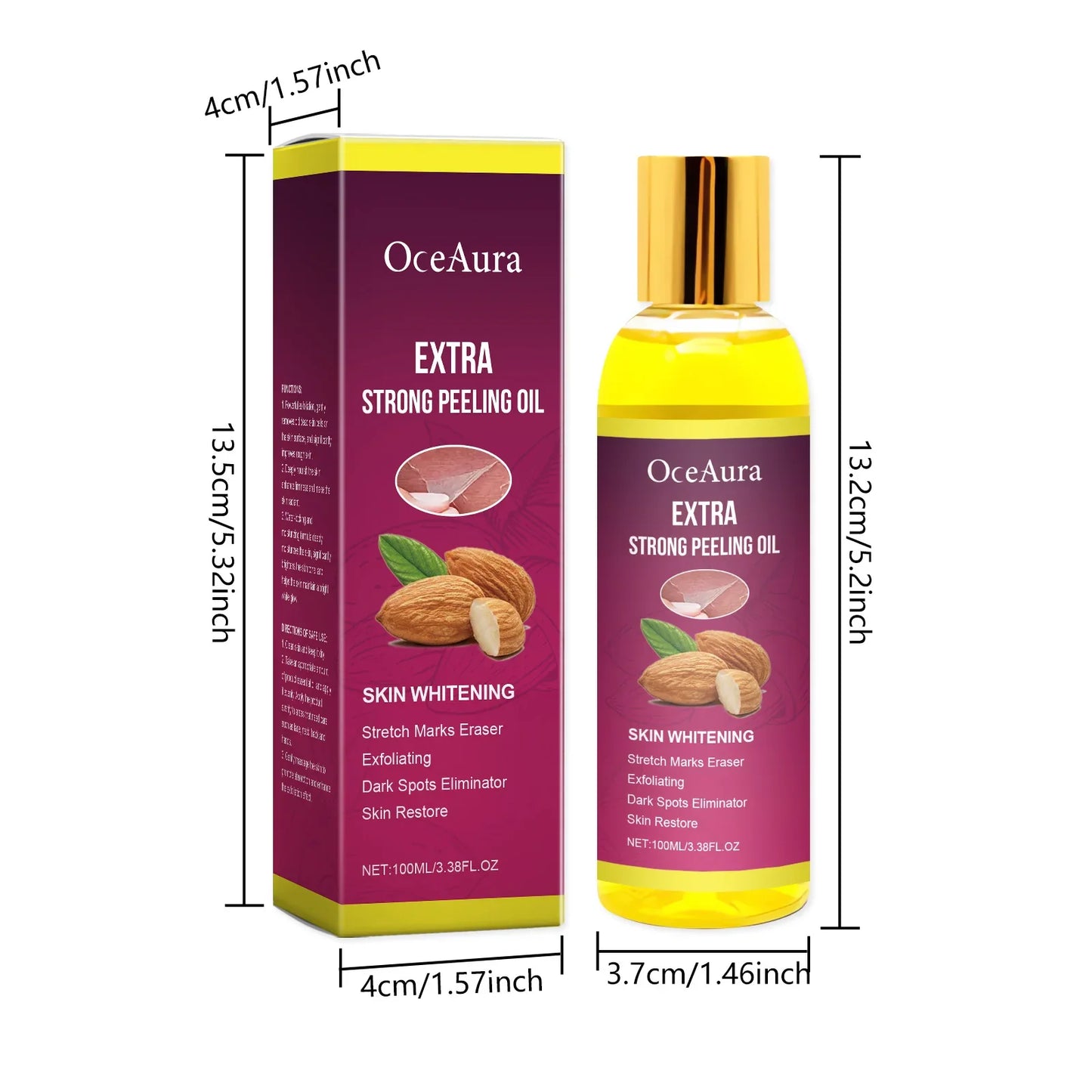 OceAura Body Peeling Oil – Exfoliate, Moisturize & Brighten