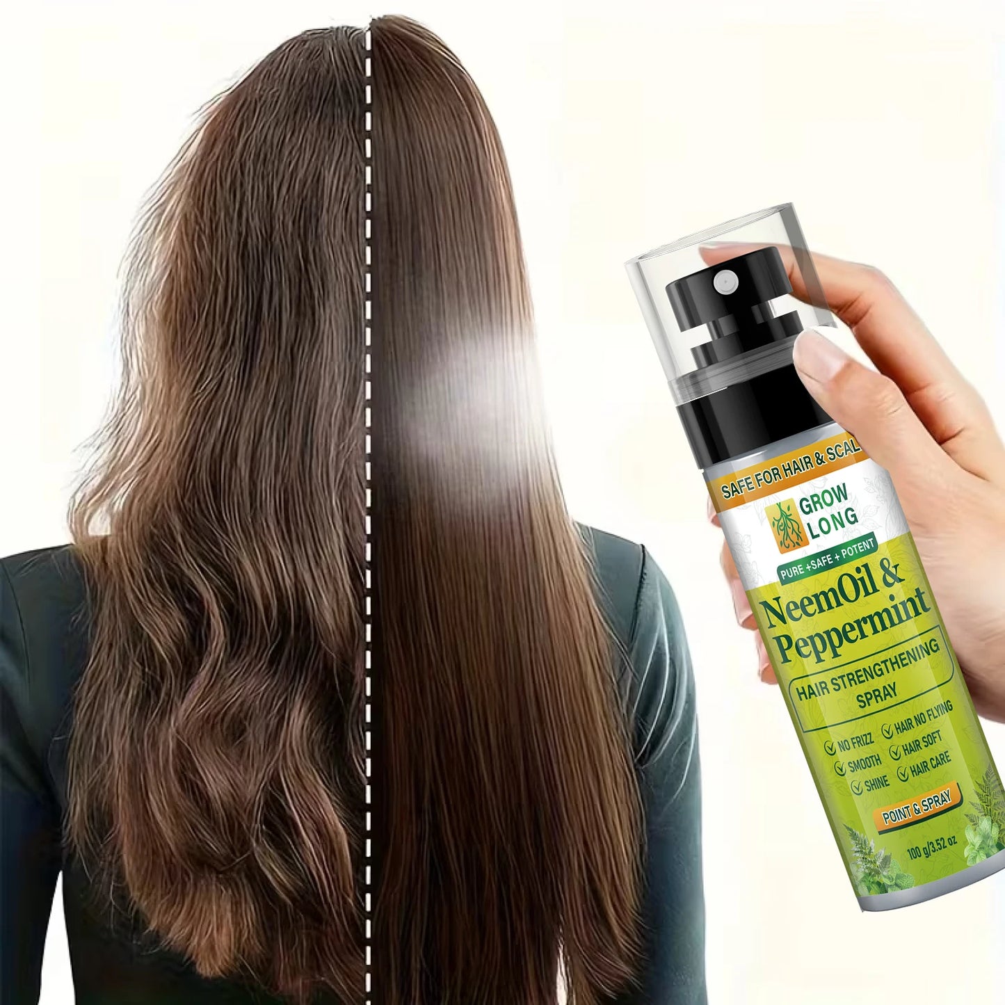 Anti-Frizz Hair Spray with Biotin, Keratin & Collagen – 100g
