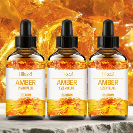 Hllozzi Amber Essential Oil – Massage, Hair Care & Diffuser Essential Oil Oasis Select