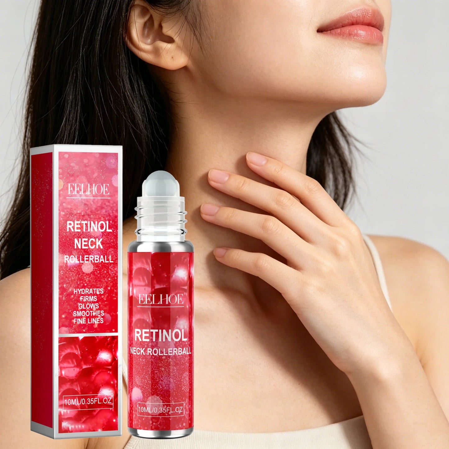 Retinol Neck Serum Roller – Firm, Lift & Moisturize