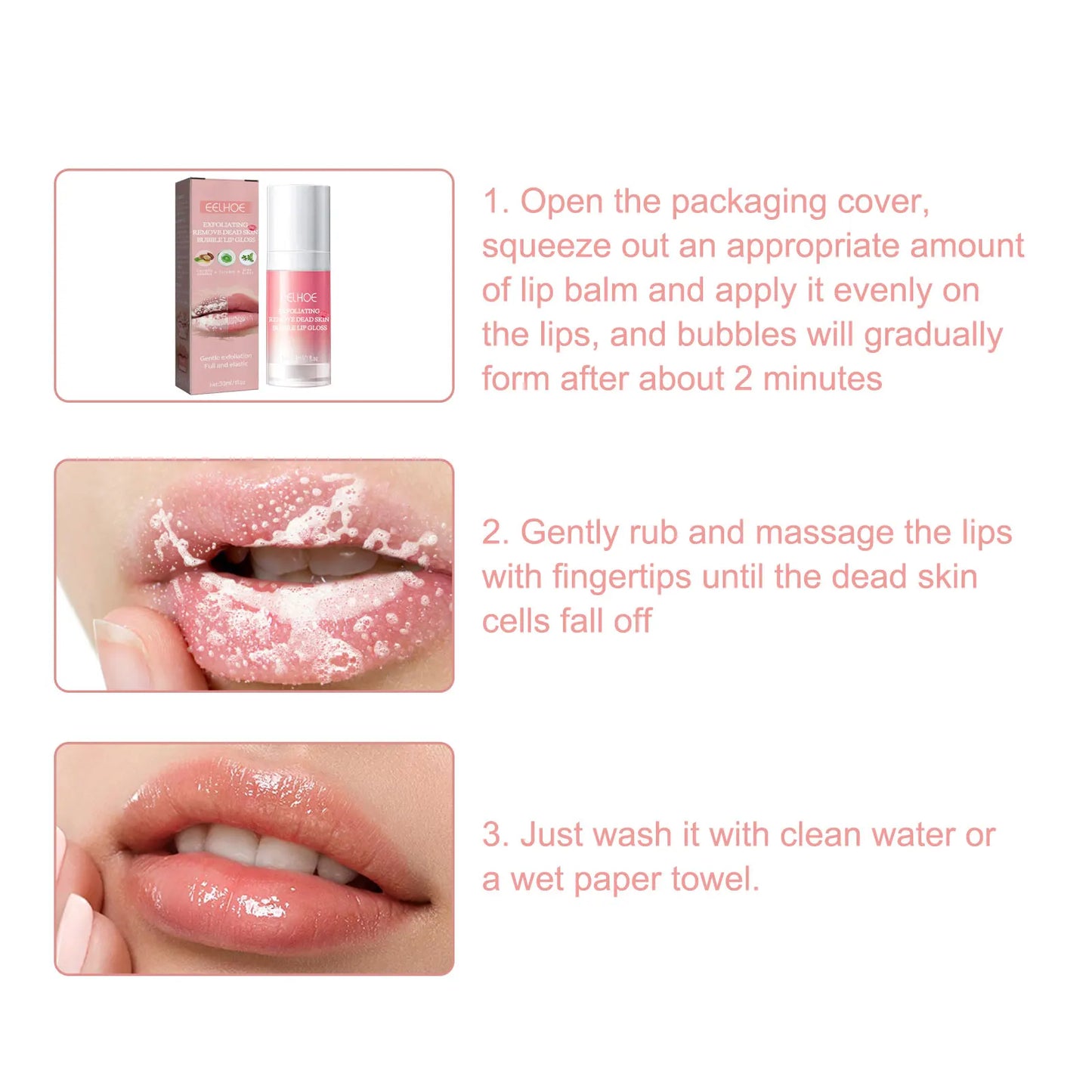30ml Shea Butter Lip Exfoliating Mask – Moisturize & Smooth