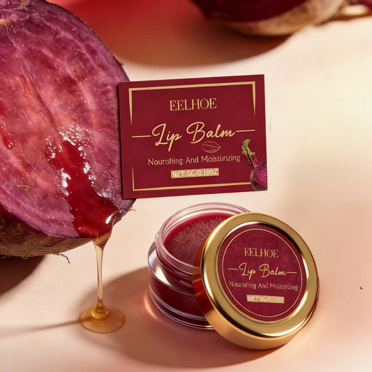EELHOE Beetroot Tinted Lip Balm | Shea Butter & Vitamin E 5g Tinted Lip Balm Peaceful Pleasures Health and Wellness