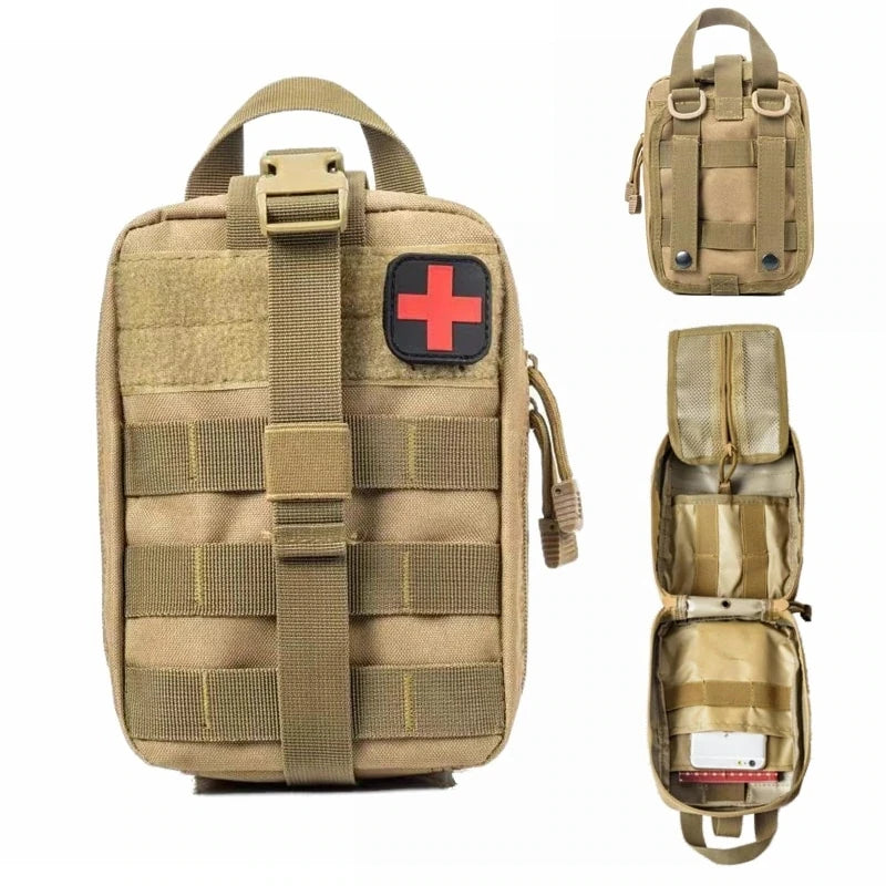 Life bag, outdoor first aid kit, large-sized SOS bag, hunting first aid kit, tool kit, Molle EMT first aid kit Peaceful Pleasures Health and Wellness