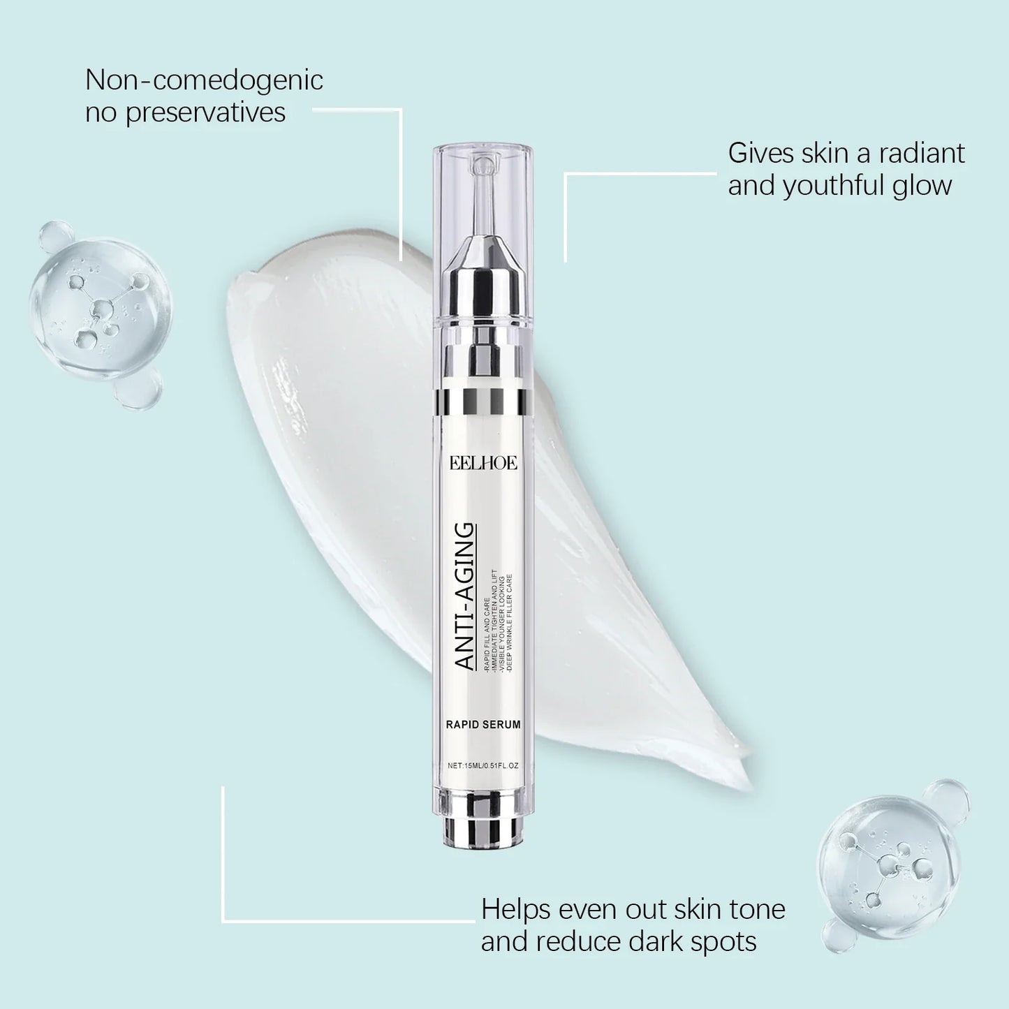 Face & Neck Firming Serum – Moisturizing, Anti-Aging, 15ml