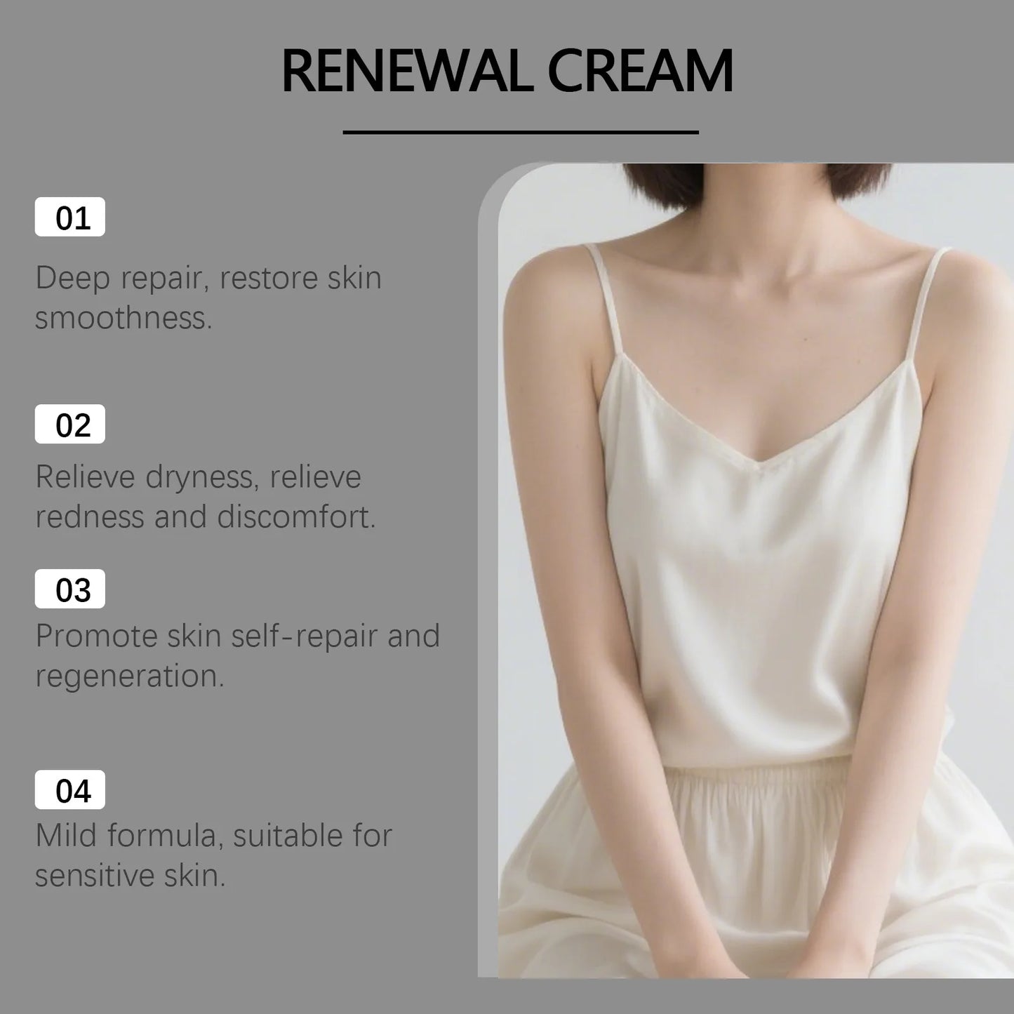 Black & White Rice Dual-Action Moisturizing Face Cream 50g