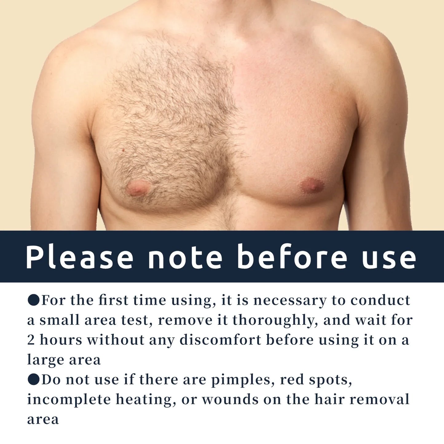 EELHOE Men's Painless Hair Removal Cream & Growth Inhibitor