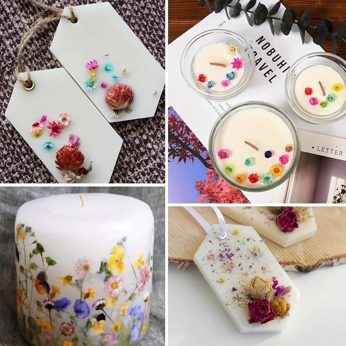 Dried Gypsophila Flowers for Candle, Soap & Resin Crafts