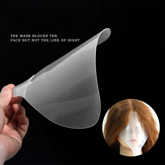 Clear Plastic Hairspray Face Shield for Barber & Hair Salon Salon Face Shield Oasis Select