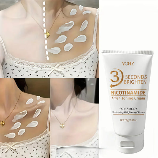 4-in-1 Brightening Moisturizing Cream | Niacinamide, Vitamin C & E Skin Brightening Cream Oasis Select