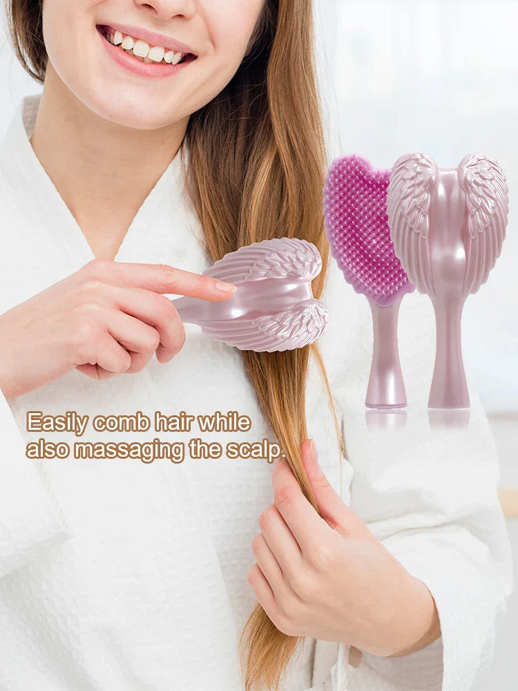 Mini Angel Detangling Hair Brush – Anti-Static Comb