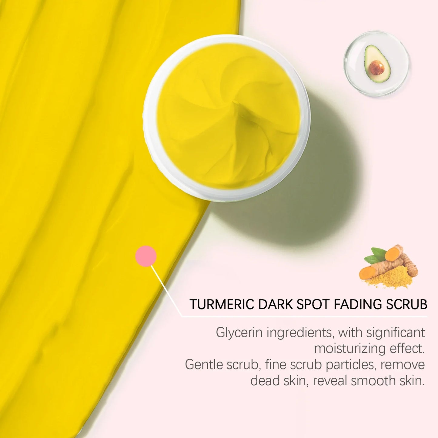 Turmeric Body Scrub Cream – Exfoliate, Brighten & Moisturize