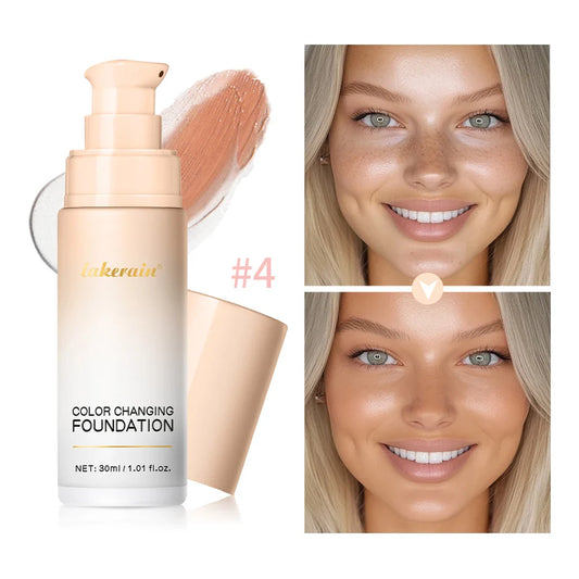 Lakerain Color-Changing CC Foundation Matte BB Cream 30ml CC Foundation Cream Oasis Select 4white