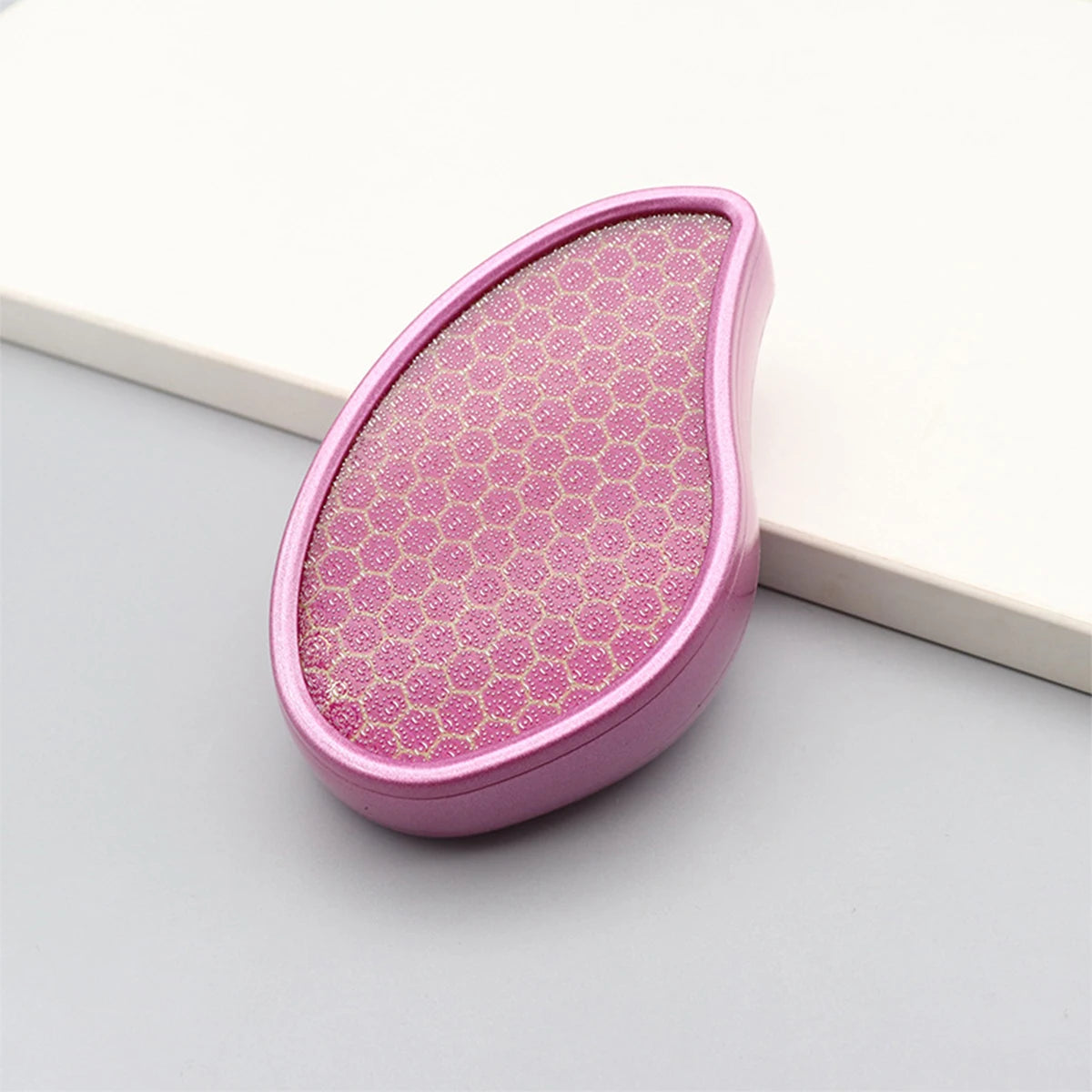 Nano glass foot grinder to remove dead skin calluses foot plate file to heel scraping sole skin pedicure grinding stone Peaceful Pleasures Health and Wellness Pink Purple