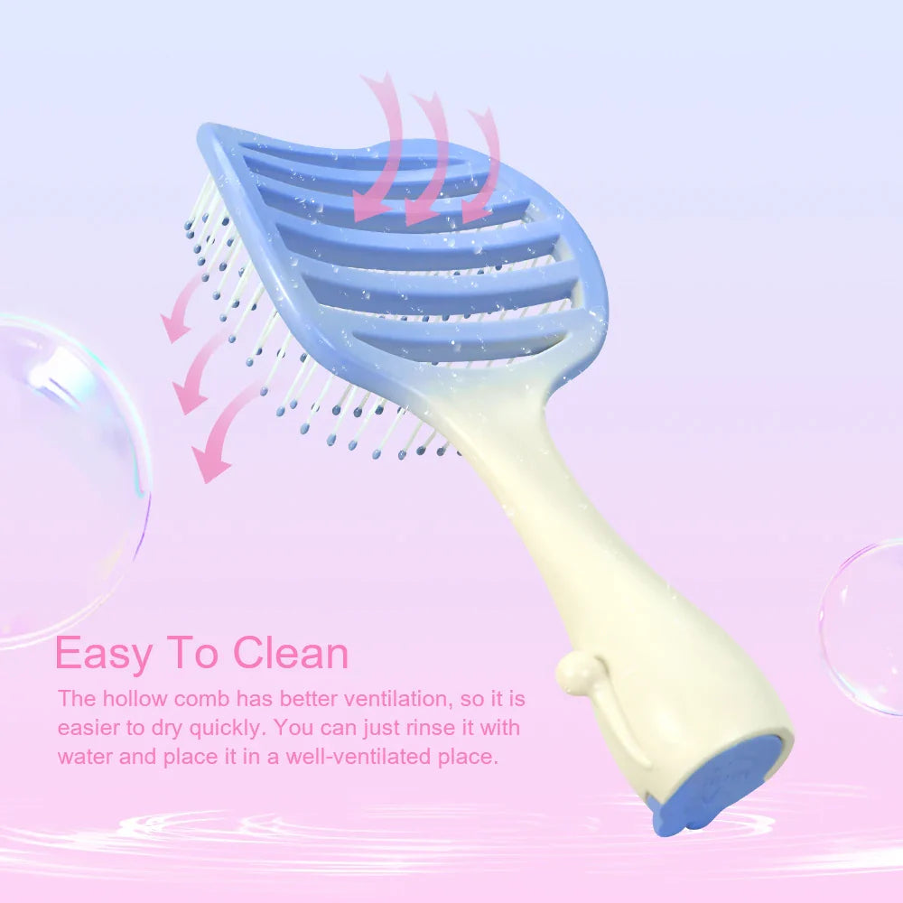 Cat Ear Detangler Comb – Anti-Static Wet & Dry Hair Brush