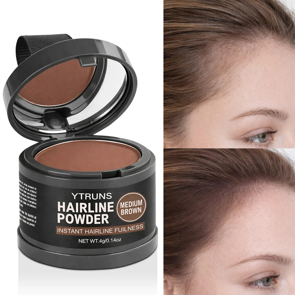 YTRUNS Hairline Powder Medium Brown | Root Touch-Up Shadow 4g