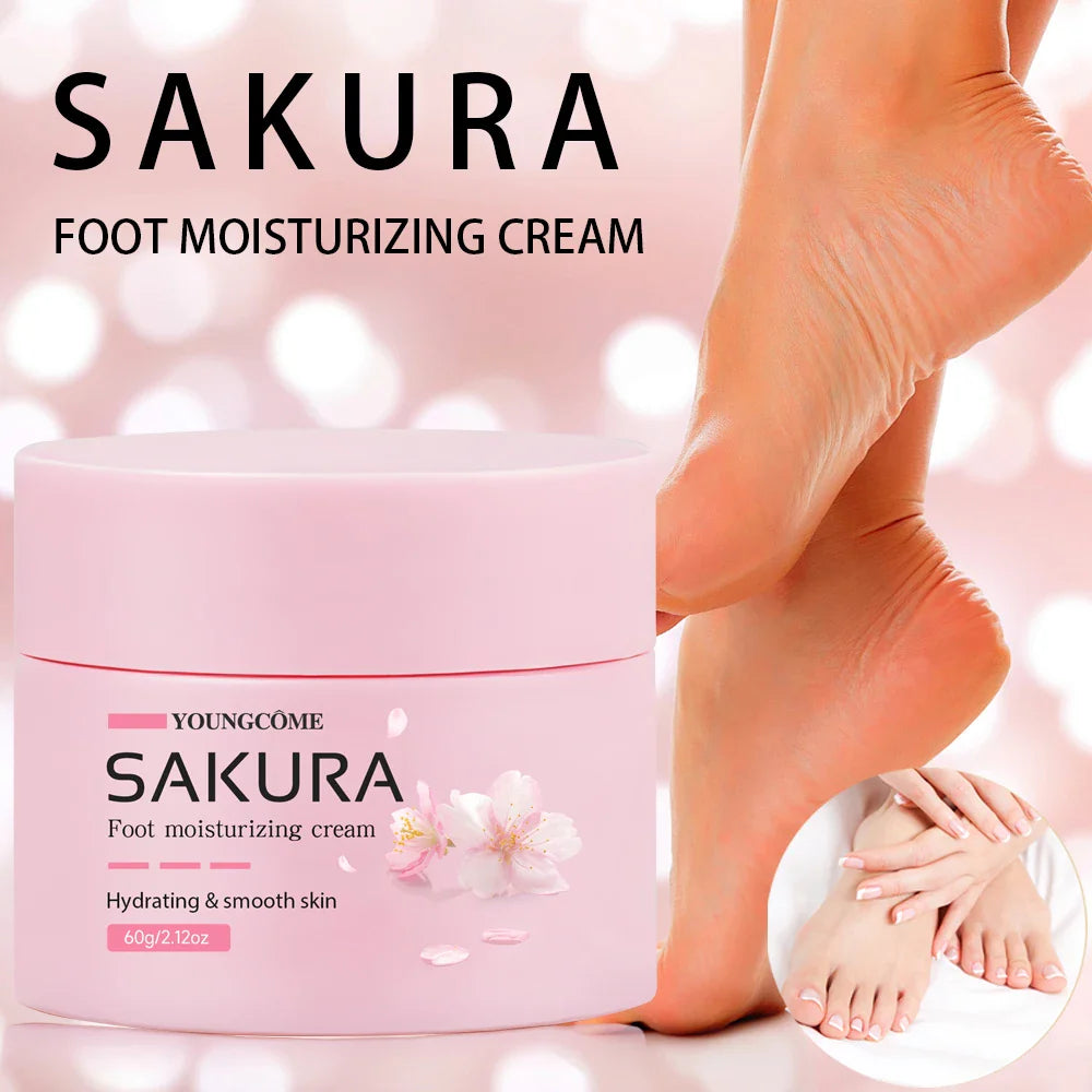 Sakura Foot Cream – Urea 40% & Shea Butter Overnight Heel Repair