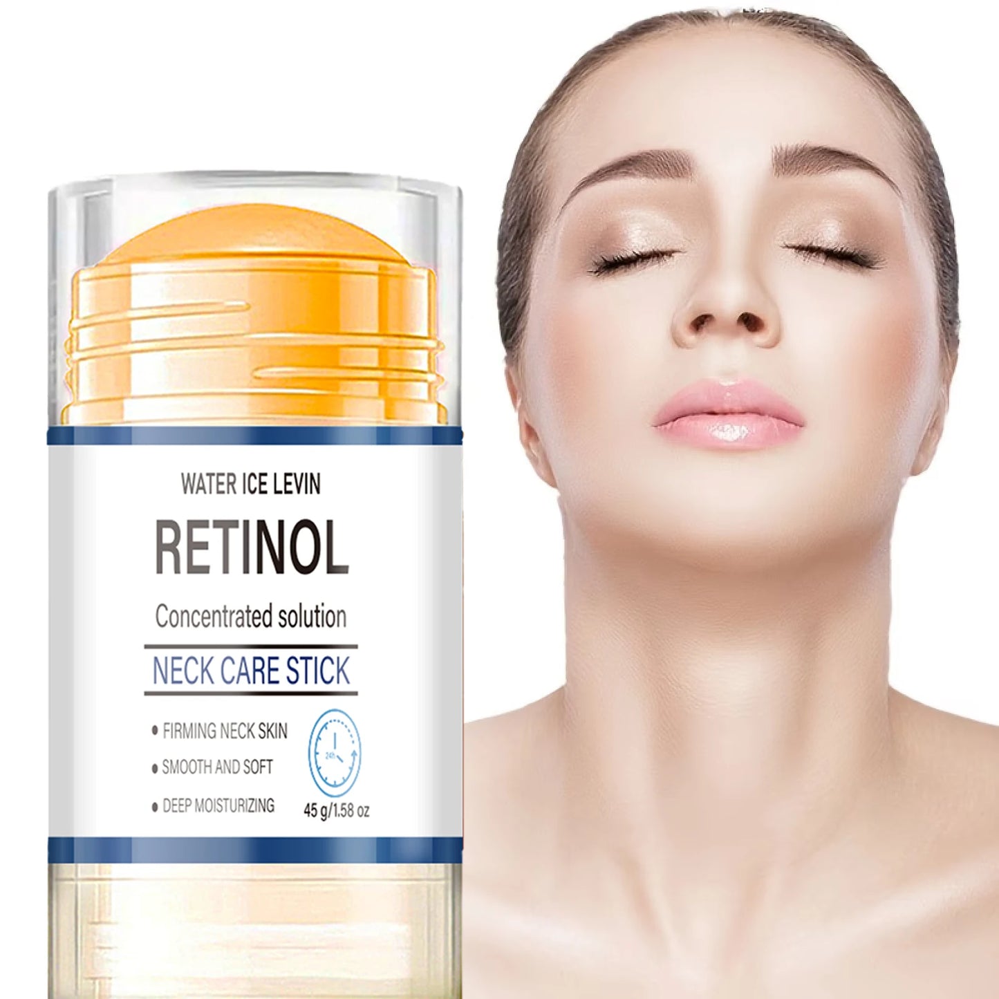 Turmeric & Retinol Neck Firming Stick – Moisturizing Neck Cream Neck Firming Cream Peaceful Pleasures Health and Wellness