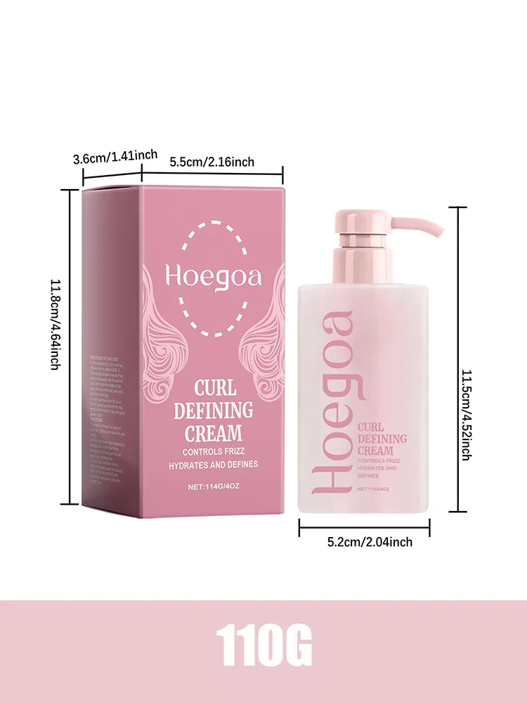 HOEGOA Curl Defining Cream | Shea Butter & Coconut Oil 140g