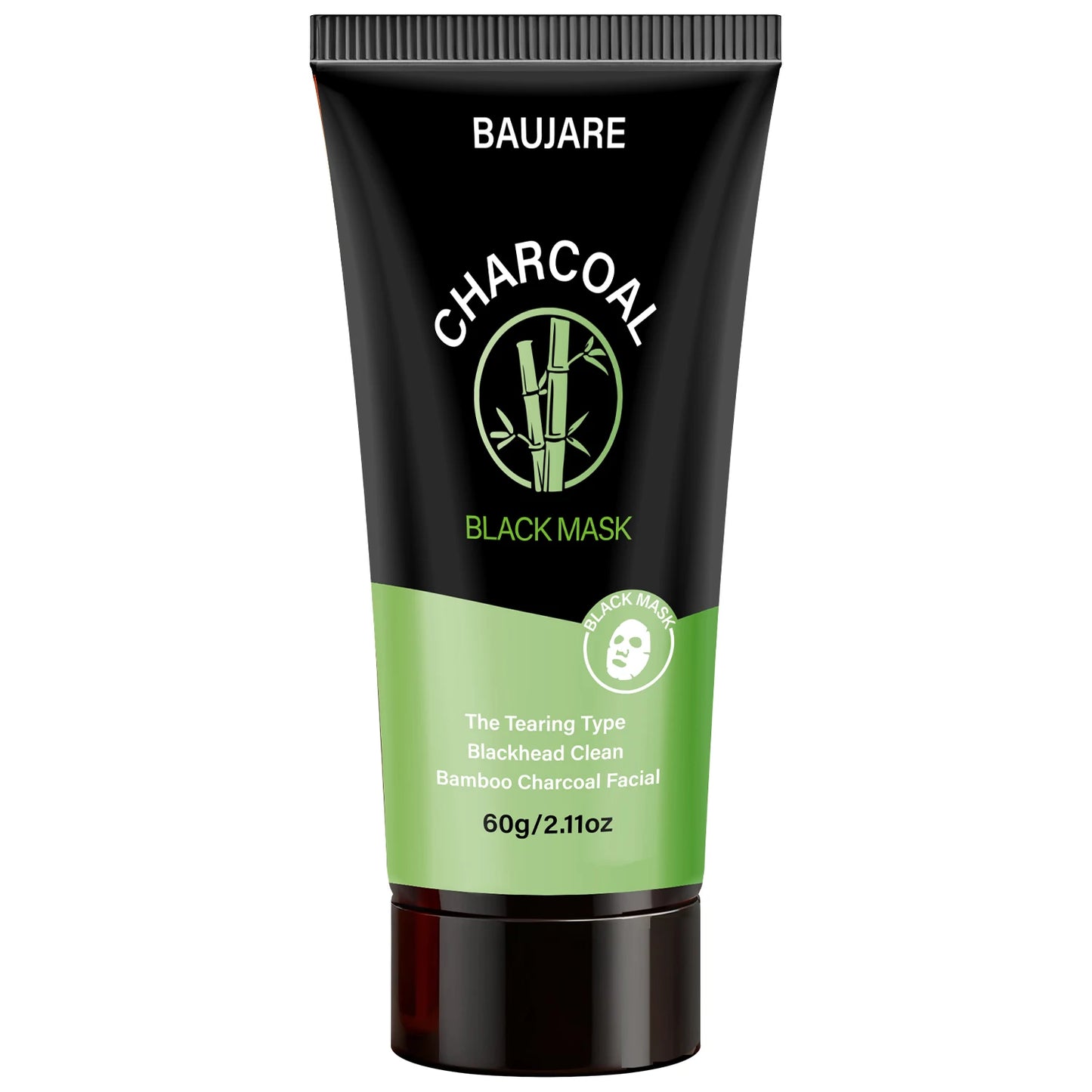 Charcoal Blackhead Peel-Off Mask | Centella & Niacinamide Peel-Off Face Mask Peaceful Pleasures Health and Wellness black 60g