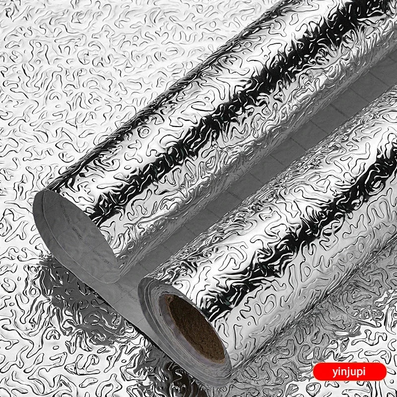 40cm Self-Adhesive Aluminum Foil Kitchen Backsplash Liner