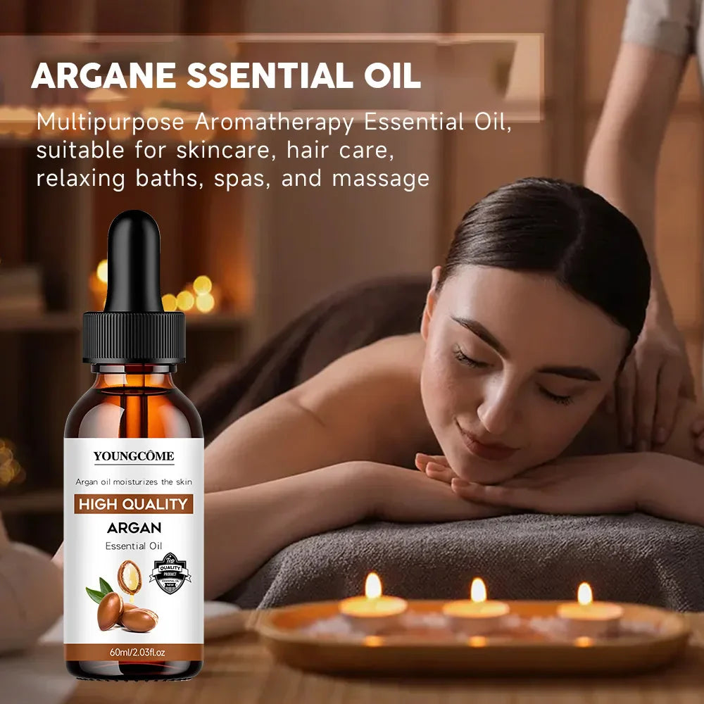 Moroccan Argan Oil Hair Serum – Frizz Control & Shine