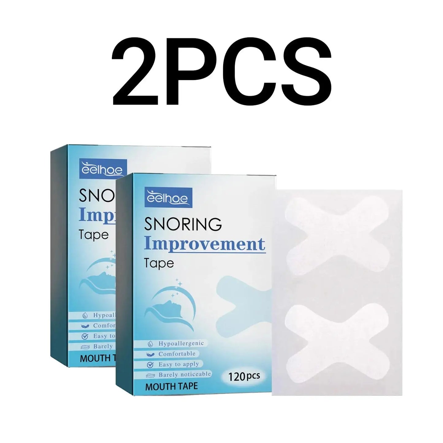 EELHOE Mouth Tape for Sleep 120pcs – Nasal Breathing Strips