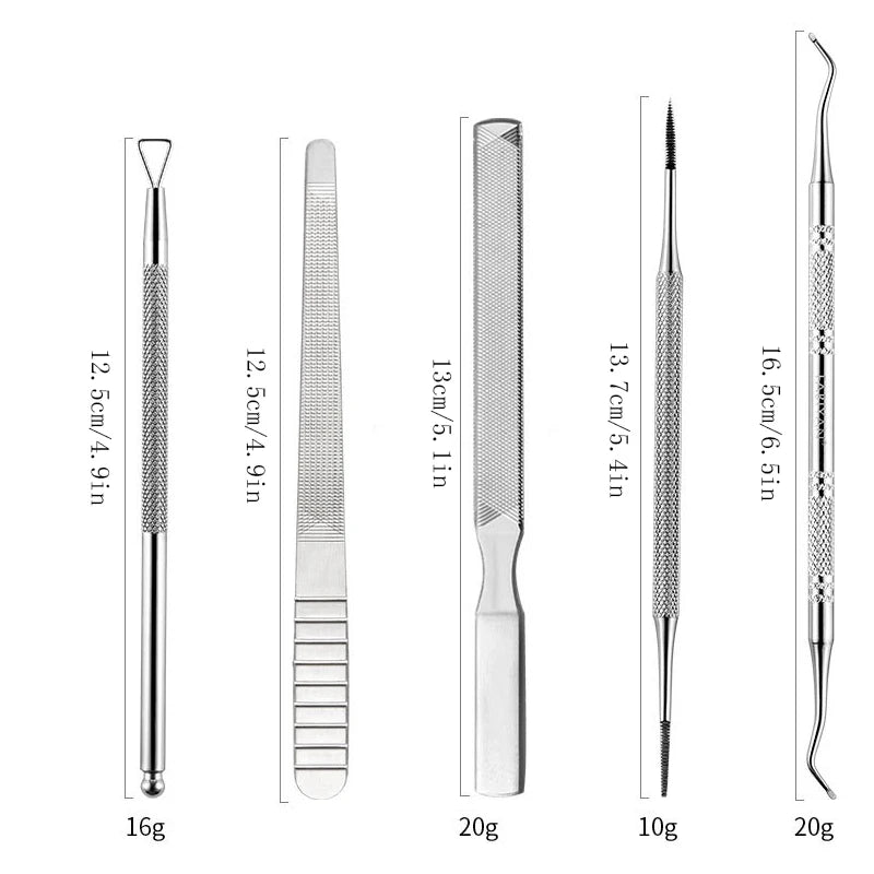 Nail Art Tools Set, Nail File, Removing Dead Skin, Polishing Nails, Delicate and Durable, Nail Art Art Artifacts Peaceful Pleasures Health and Wellness