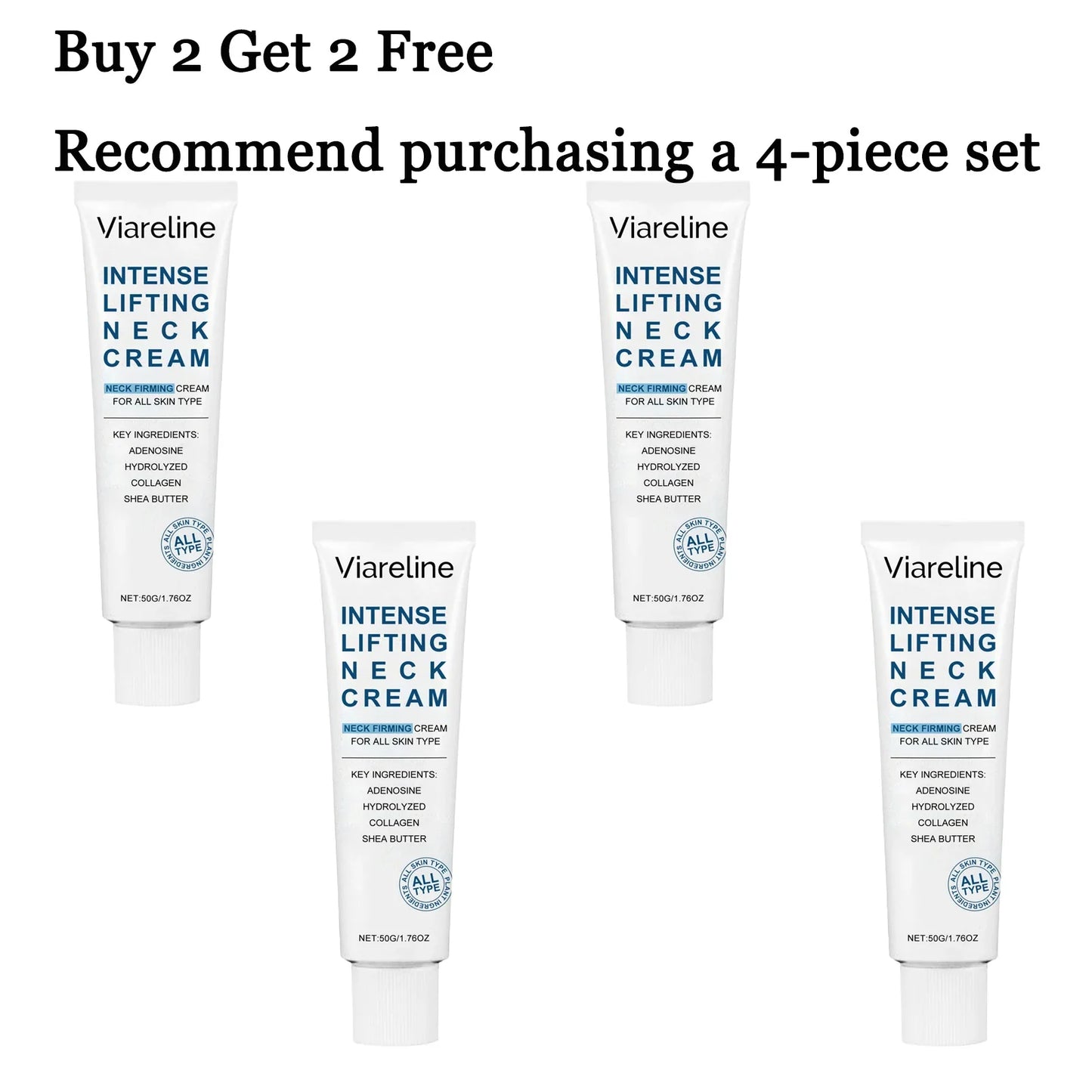 Viareline Neck Firming Cream – Lifting, Tightening & Collagen