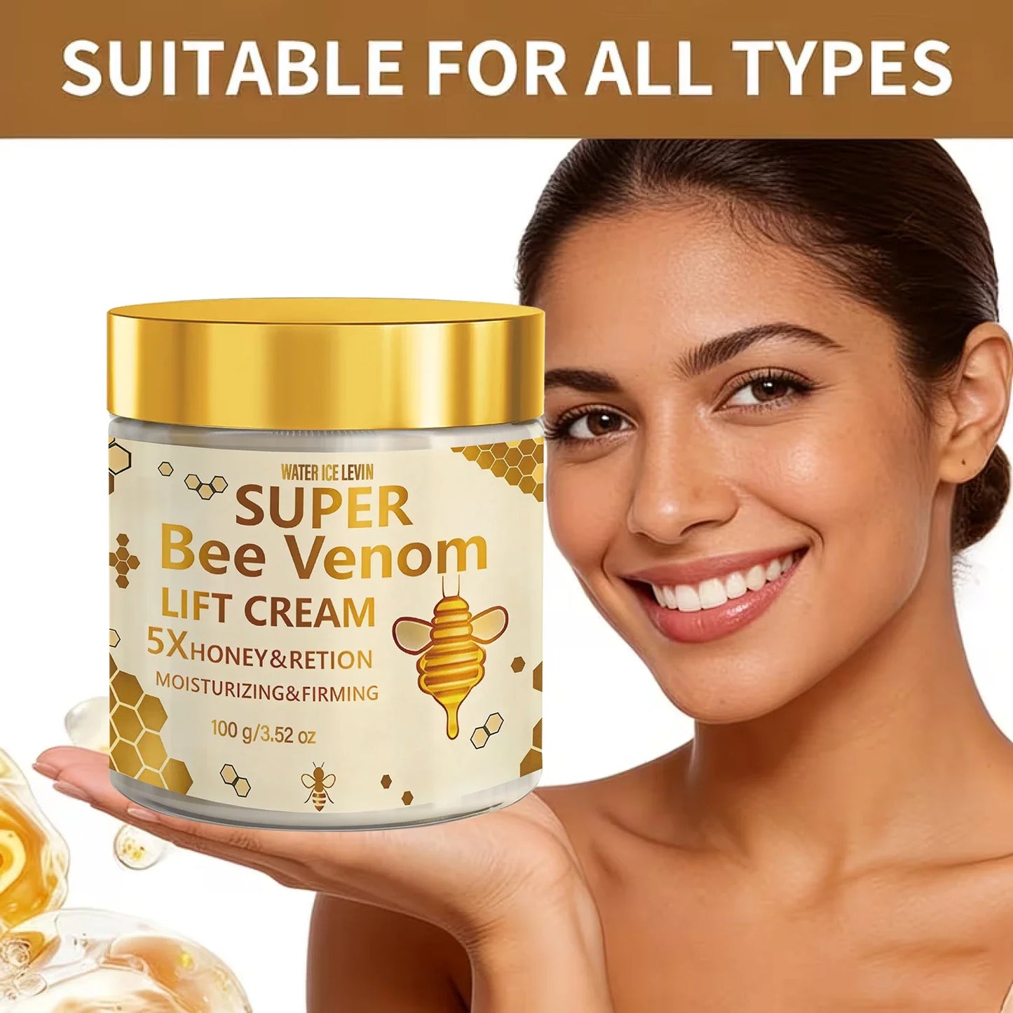 Bee Venom Firming Face Cream – Retinol, Hyaluronic Acid & Niacinamide
