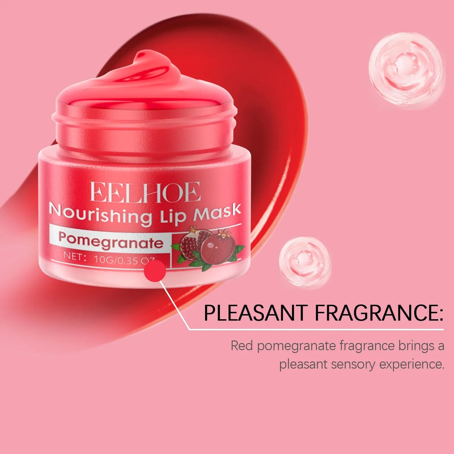 Pomegranate Lip Mask – Moisturizing, Nourishing & Smoothing