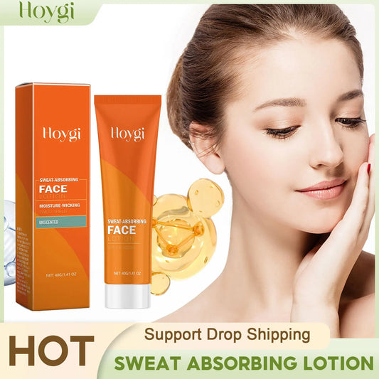 Sweat Absorbing Lotion for Face Oil Control Improve Roughness Lasting Refreshing Prevent Clogging Pore Moisturizing Face Cream Peaceful Pleasures Health and Wellness
