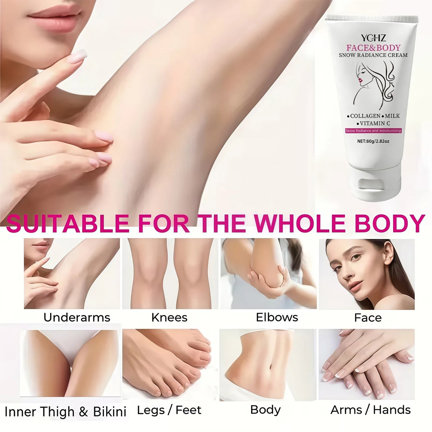 YCHZ Brightening Moisturizing Cream – Niacinamide & Retinol