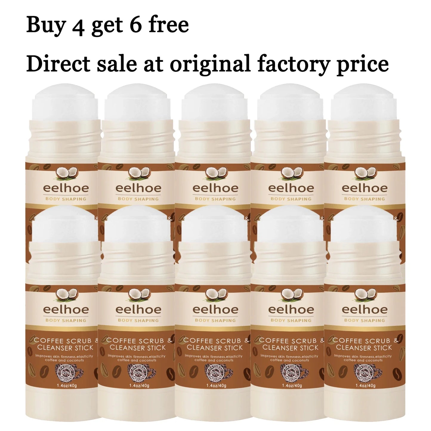 Coffee Body Scrub with Retinol – Exfoliate, Firm & Glow 40g