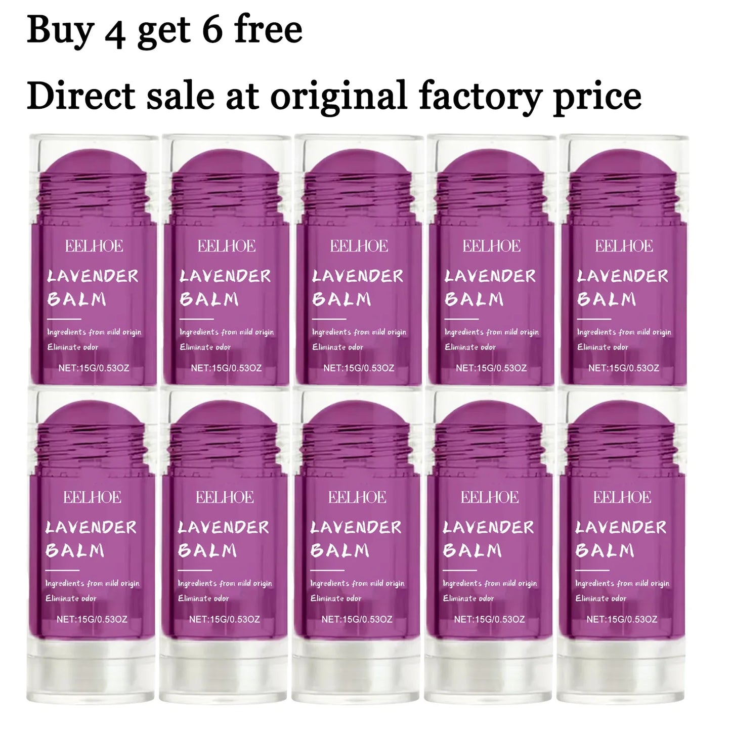 Lavender Body Balm Deodorant Stick 15g – Floral Fragrance