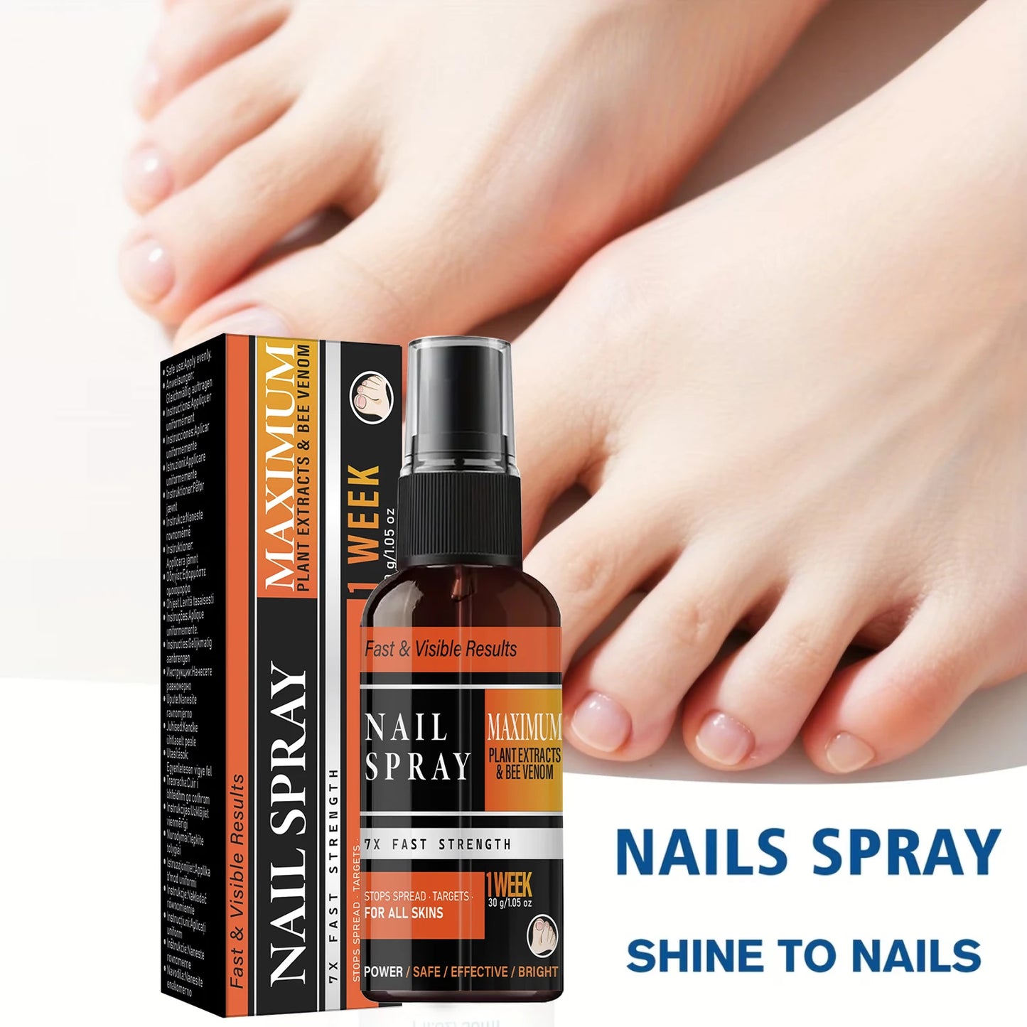 Nail Strengthening Spray – Bee Venom, Collagen & Hyaluronic Acid