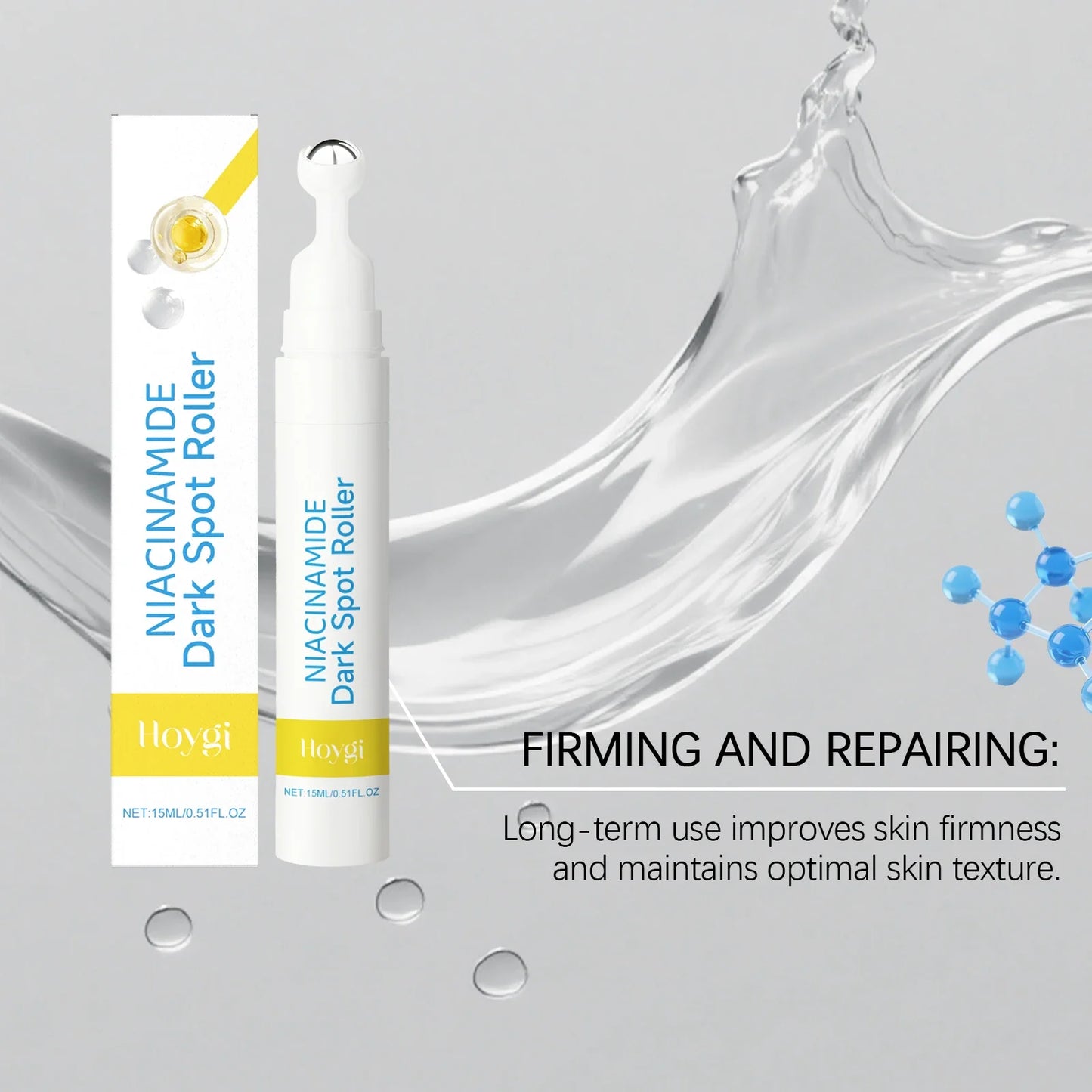 Hoygi Niacinamide Face Serum Roller 15ml – Brighten & Moisturize