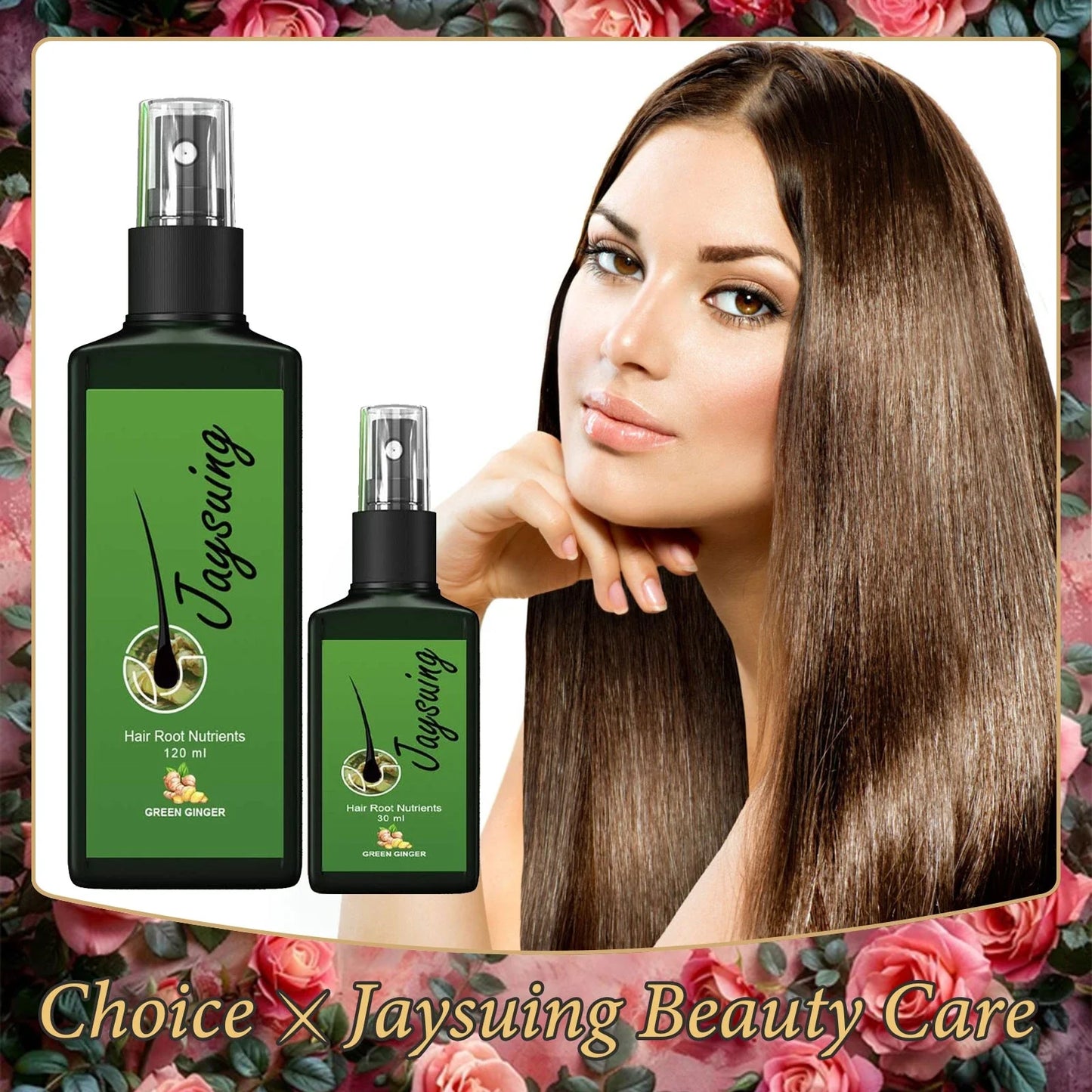 Jaysuing Ginger Hair Growth Spray – Anti Hair Loss Serum