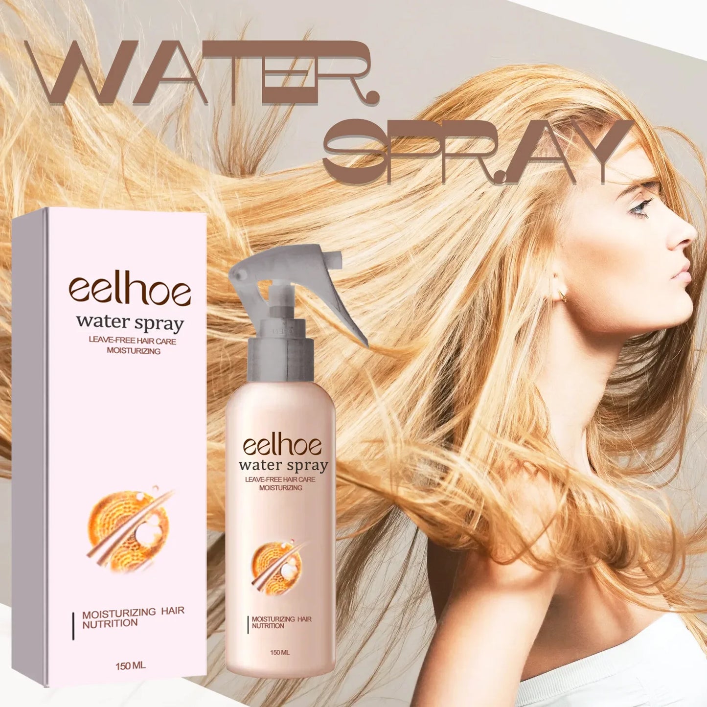EELHOE Anti-Frizz Hair Repair Spray – Smoothing Serum 150ml