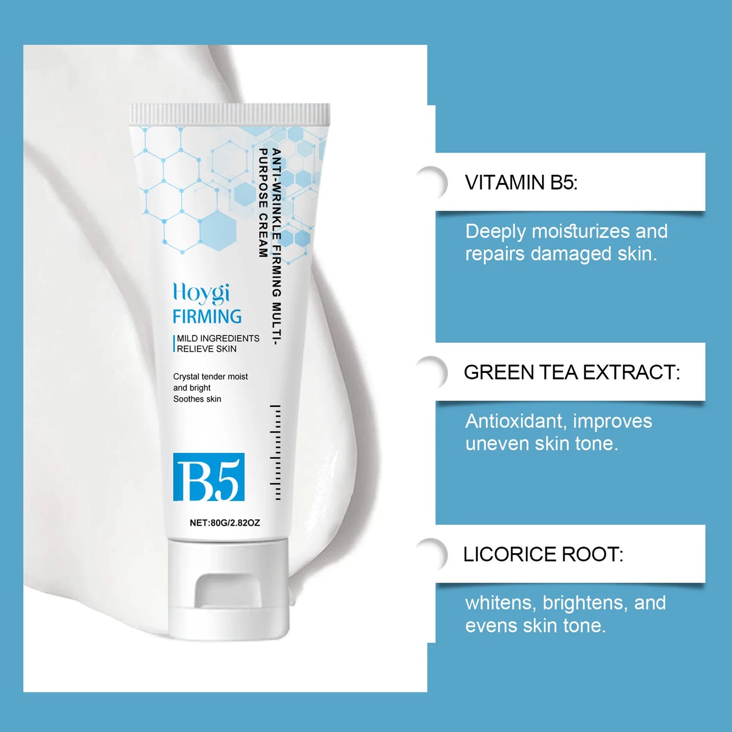 Body Firming Cream Moisturizing Improve Sagging Skin Repair Dryness Tightening Collagen Firming Vitamin B5 Body Butter Lotion Peaceful Pleasures Health and Wellness