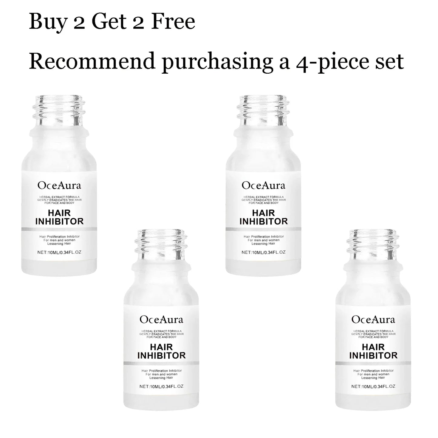 OceAura Hair Removal Serum – Gentle, Moisturizing, 10ml