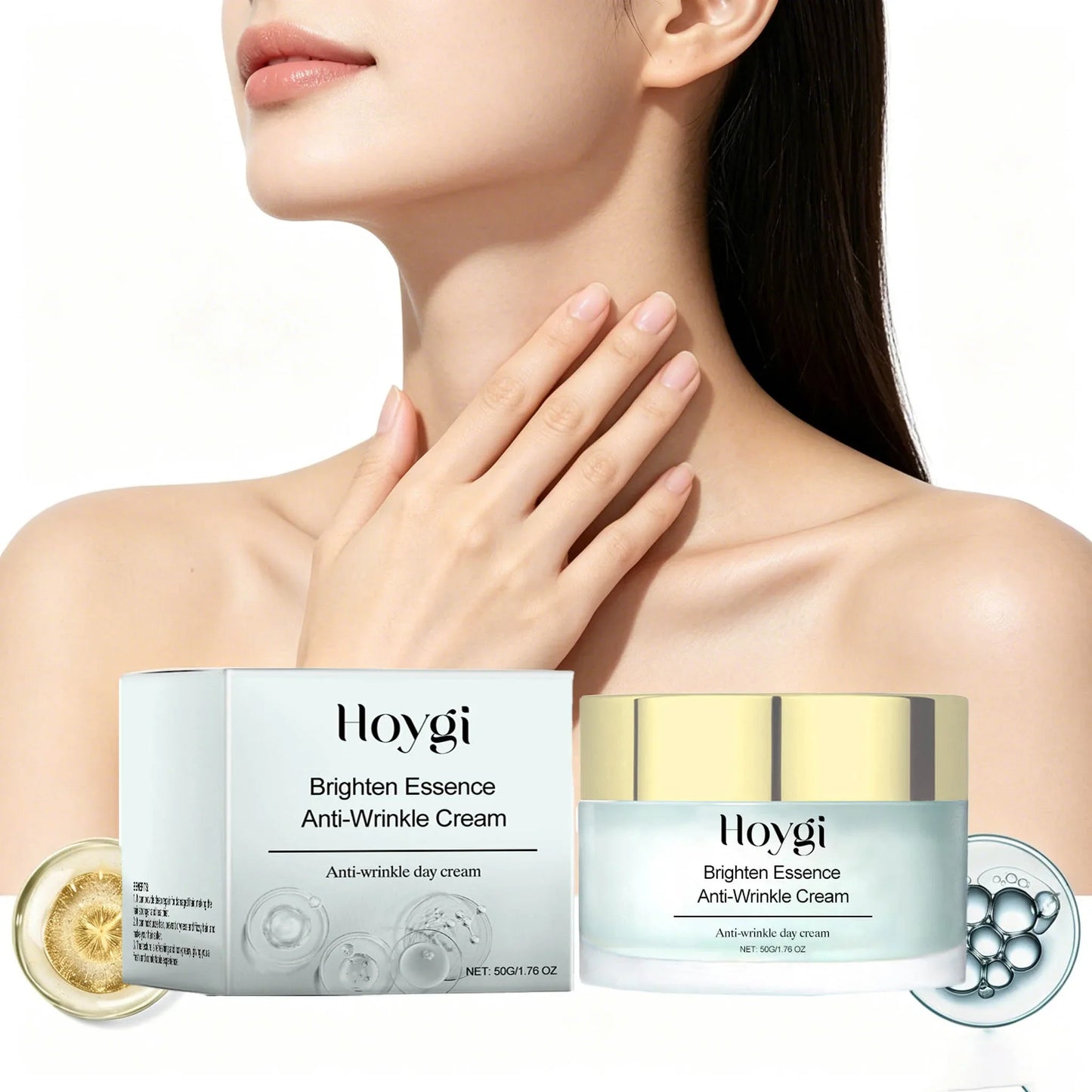 Hoygi Coffee Face & Neck Cream – Firming, Brightening, 50g