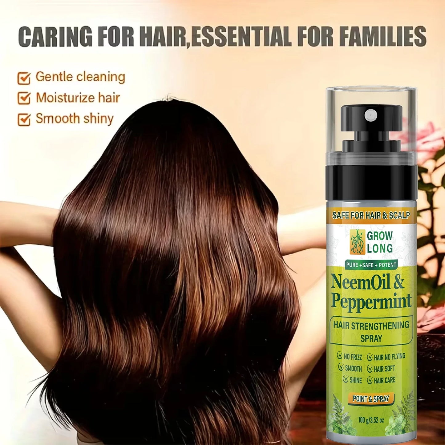 Hair Spray – Biotin, Keratin, Collagen & Hyaluronic Acid