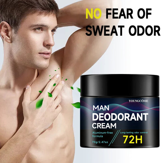 YOUNGCOME Aluminum-Free Men's Deodorant Stick 48H Odor Control Men's Deodorant Stick Oasis Select