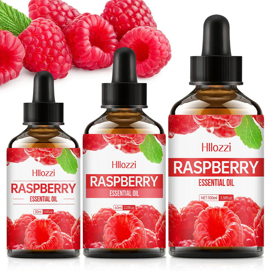 Hllozzi Raspberry Essential Oil – Massage, Hair & Aromatherapy Essential Oil Oasis Select