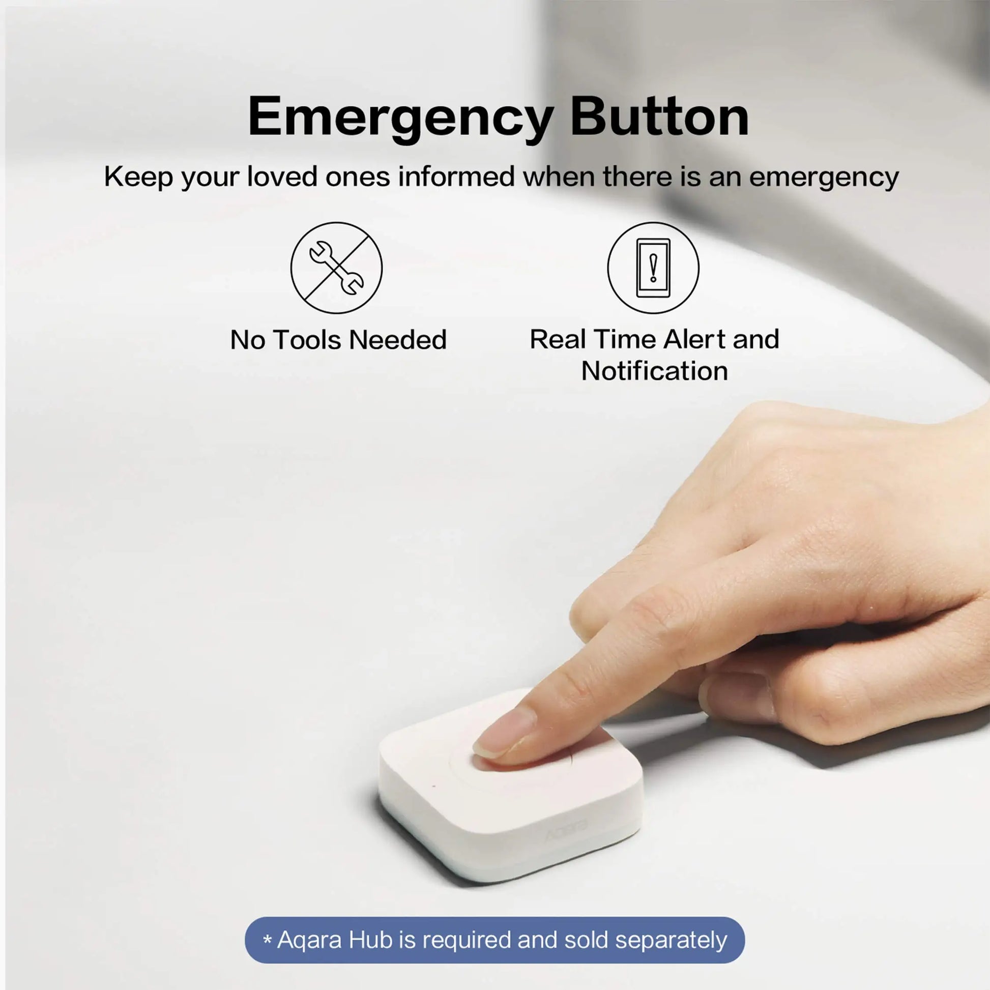 Aqara Mini Wireless Switch Zigbee Sensor One Key Control Smart Button Smart Remote Control For Apple HomeKit Mijia Xiaomi Peaceful Pleasures Health and Wellness